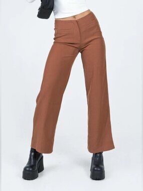 Princess Polly NWOT Mansfield Brown Wide Leg Pants